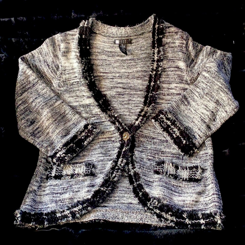 Carole Little XL black,grey & little silver